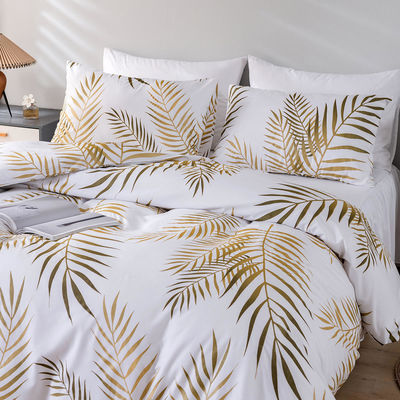 3 peças impressas de roupa de cama para King Size Set de cobertor de cama e lençol de cama de designer