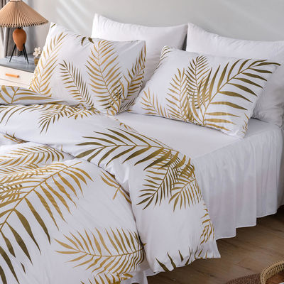 3 peças impressas de roupa de cama para King Size Set de cobertor de cama e lençol de cama de designer