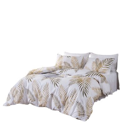 3 peças impressas de roupa de cama para King Size Set de cobertor de cama e lençol de cama de designer