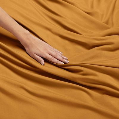 Set de lençóis de cama de microfibra para roupas de cama de cores sólidas no mercado do Canadá e do México