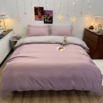 Conjunto de roupa de cama de seda Confortador Lenço de cama Cobertura de colcha Não descartável Conjunto de roupa de cama de designer