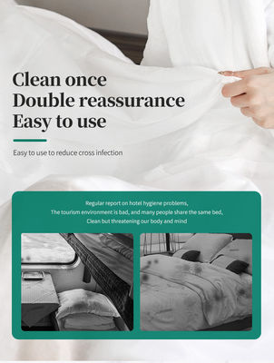 Set de roupa de cama descartável de viagem 4 pcs Lenços de cama macios respiráveis Quilt Cover Cusco