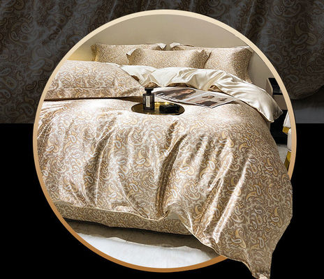 Impressão diagonal de folhas de seda de amoras para roupa de cama 100% de seda no mercado