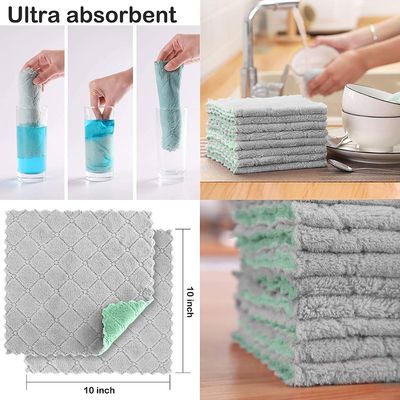 Tecido de limpeza de microfibra de design de tricô para casa Kit livre de lente e multicolorido