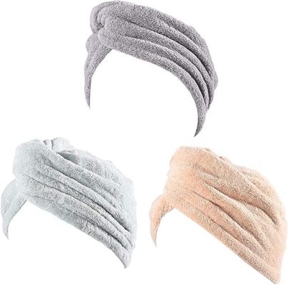 T/T Prazo de pagamento BSCI Microfibra Toalha de cabelo envoltório mulheres Mágica Toalha de secagem rápida do cabelo