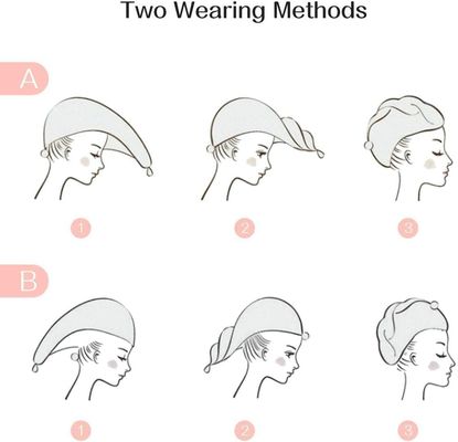 T/T Prazo de pagamento BSCI Microfibra Toalha de cabelo envoltório mulheres Mágica Toalha de secagem rápida do cabelo