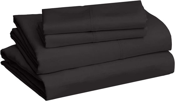 Conjunto de roupas de cama sustentável Cama de almofada de artesanato simples Lenço de cama com lençol e cobertura de cama