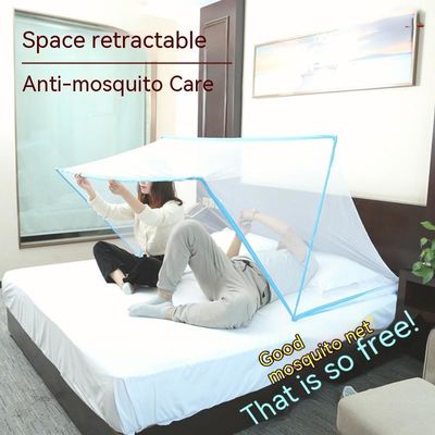 Rede de mosquitos de quarto dobrável quadrada para prevenir mosquitos e decorar quartos
