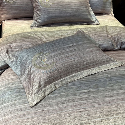 1 Cobertura 1 lençol plano / lençol de cama 2 almofada rosa de algodão egípcio Set de roupa de cama para bebê em casa