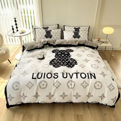 Set de lençóis de cama de urso branco para casa do bebê do hotel Feito de tecido 100% poliéster