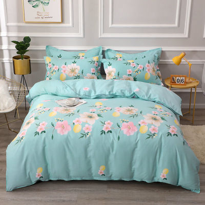 Capa de cama de luxo de cores personalizadas para 4pcs