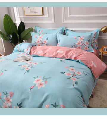 Capa de cama de luxo de cores personalizadas para 4pcs