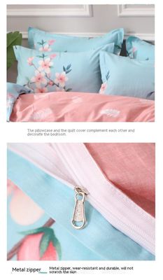 Capa de cama de luxo de cores personalizadas para 4pcs