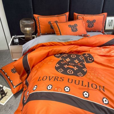 100% Poliéster Casamento Kit de Quatro Peças Set de Cama Para Hotel E Casa