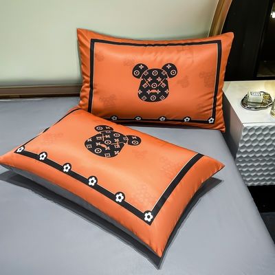 100% Poliéster Casamento Kit de Quatro Peças Set de Cama Para Hotel E Casa